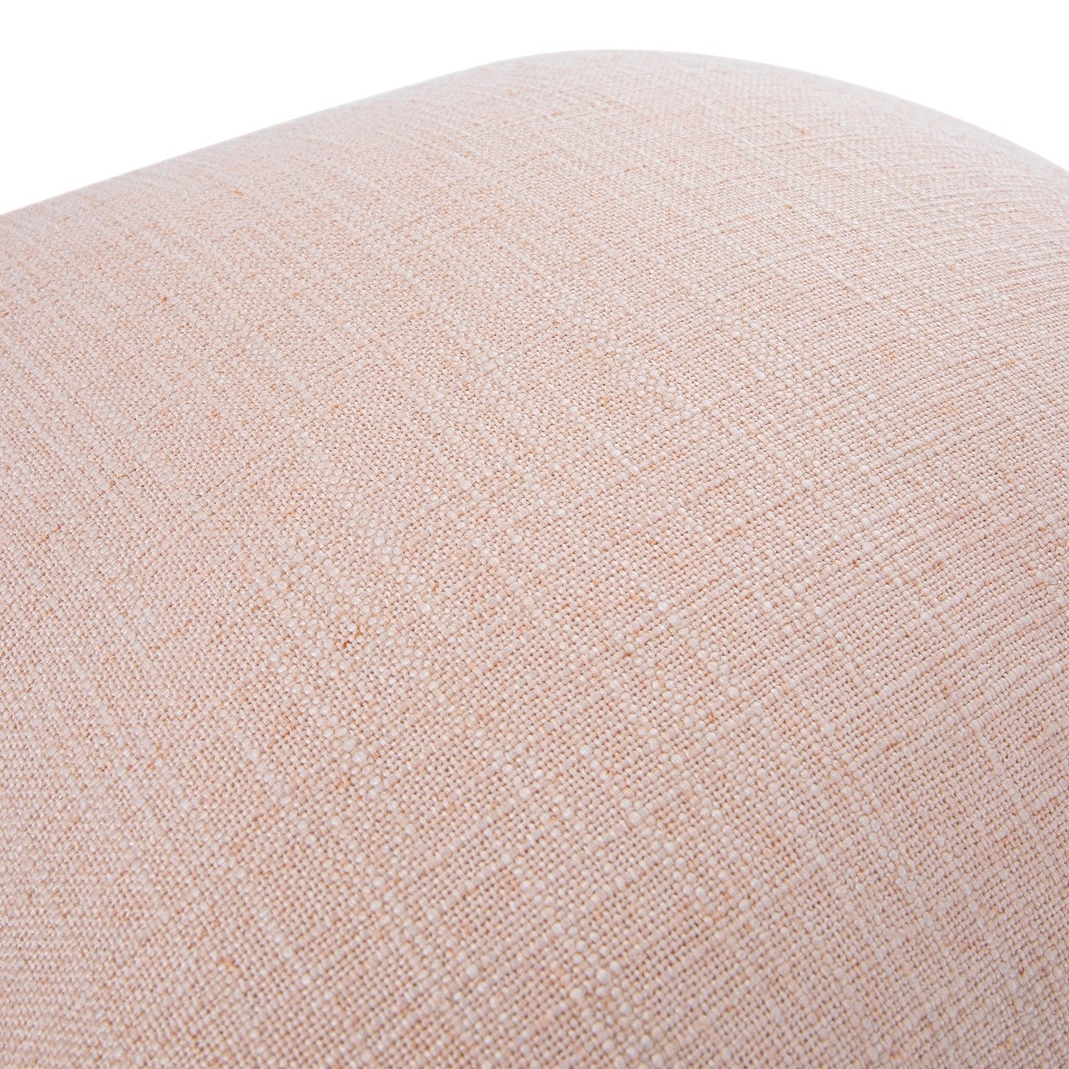 Kyra Blush Pink Linen Fringed Cushion