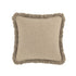 Kyra Oatmeal Linen Fringed Cushion - daals