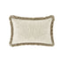 Kyra Floral Printed Linen Fringed Rectangular Cushion - daals