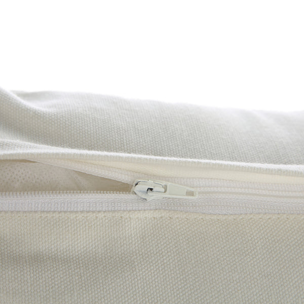 Indigo Collection Laguna French Knot White & Blue Cotton Cushion