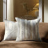 Indigo Collection Laguna French Knot White & Blue Cotton Cushion - daals