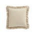 Lucinda Natural Ruffle Linen Blend Cushion - daals