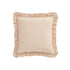 Lucinda Peach Melba Ruffle Linen Blend Cushion - daals