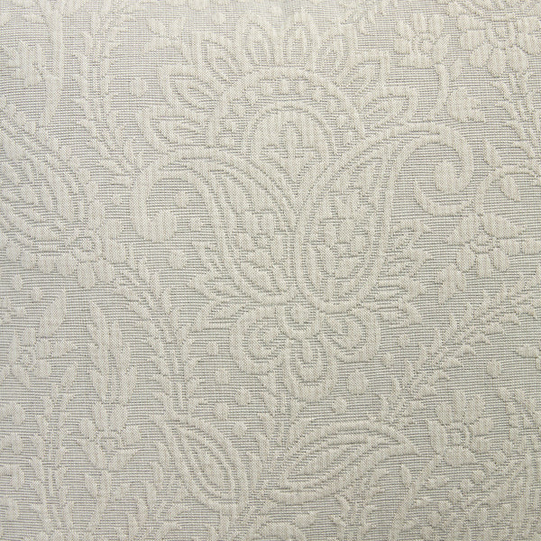 Madeleine Grey Paisley Jacquard Cotton Cushion