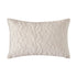 Maison Cream Floral Quilted Cotton Velvet Cushion - daals
