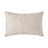 Maison Cream Floral Quilted Cotton Velvet Cushion