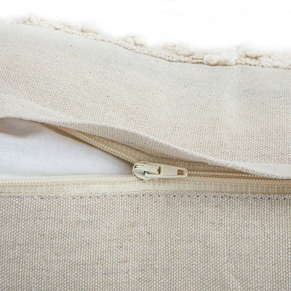 Maison Neutral Josie Embroidered French Knot Cushion