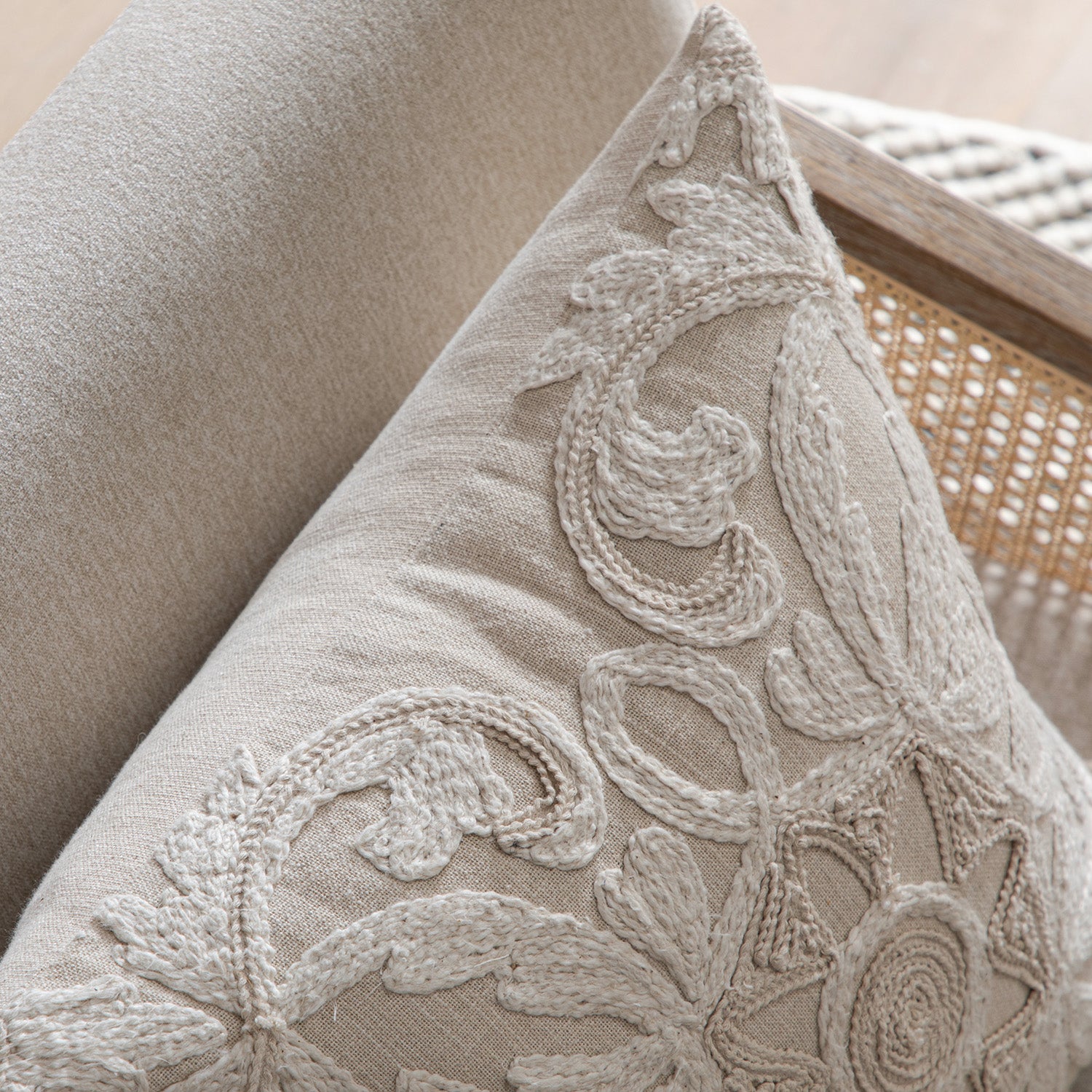 Maison Neutral Rosanna Cushion