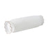 Margot Taupe Scallop Linen Blend Bolster Cushion - daals
