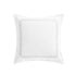 Milano Glacier Grey Knot Embroidered Cotton Cushion - daals