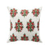 Indra Mughal Pink Wool Embroidered Cushion - daals