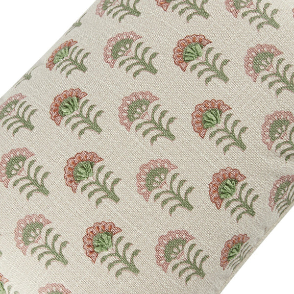 Nazaar Kaleido Bloom Cotton Duck Rectangular Cushion - daals