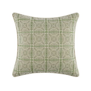 Nazaar Green Botanic Tessela Cushion
