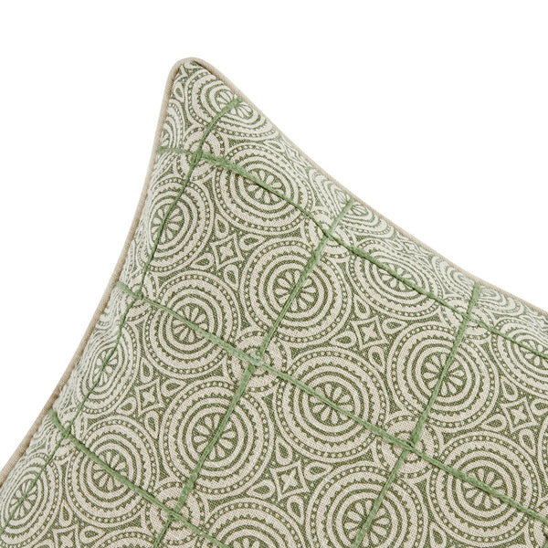 Nazaar Green Botanic Tessela Cushion