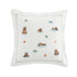 Whimsical Animals Otterly Adorable Hand Embroidered Cushion - daals
