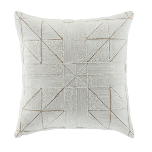 Luxe Collection Victoria Bouclé Patchwork Hand Beaded Cushion
