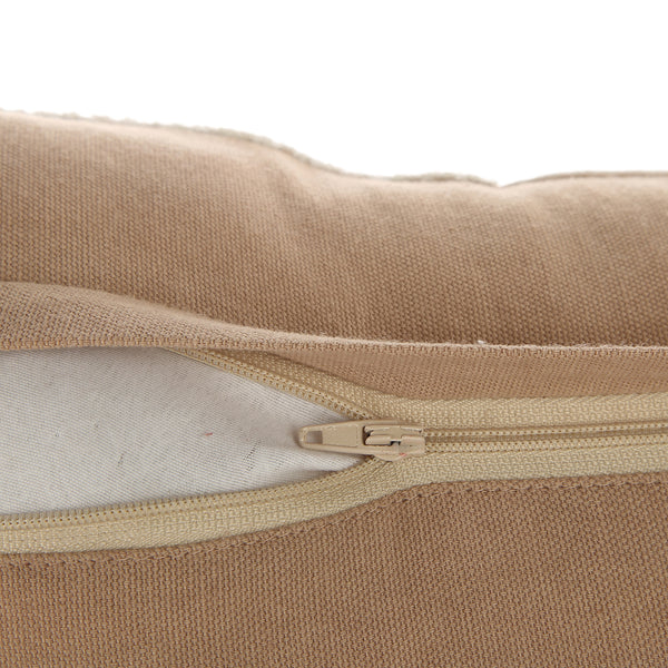 Luxe Collection Victoria Bouclé Patchwork Hand Beaded Cushion