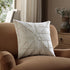 Luxe Collection Victoria Bouclé Patchwork Hand Beaded Cushion - daals