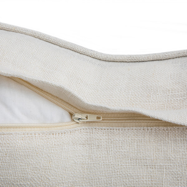 Pembroke Stripe 100% Linen Grey Cushion
