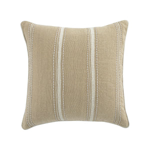 Pembroke Stripe 100% Linen Oatmeal Cushion