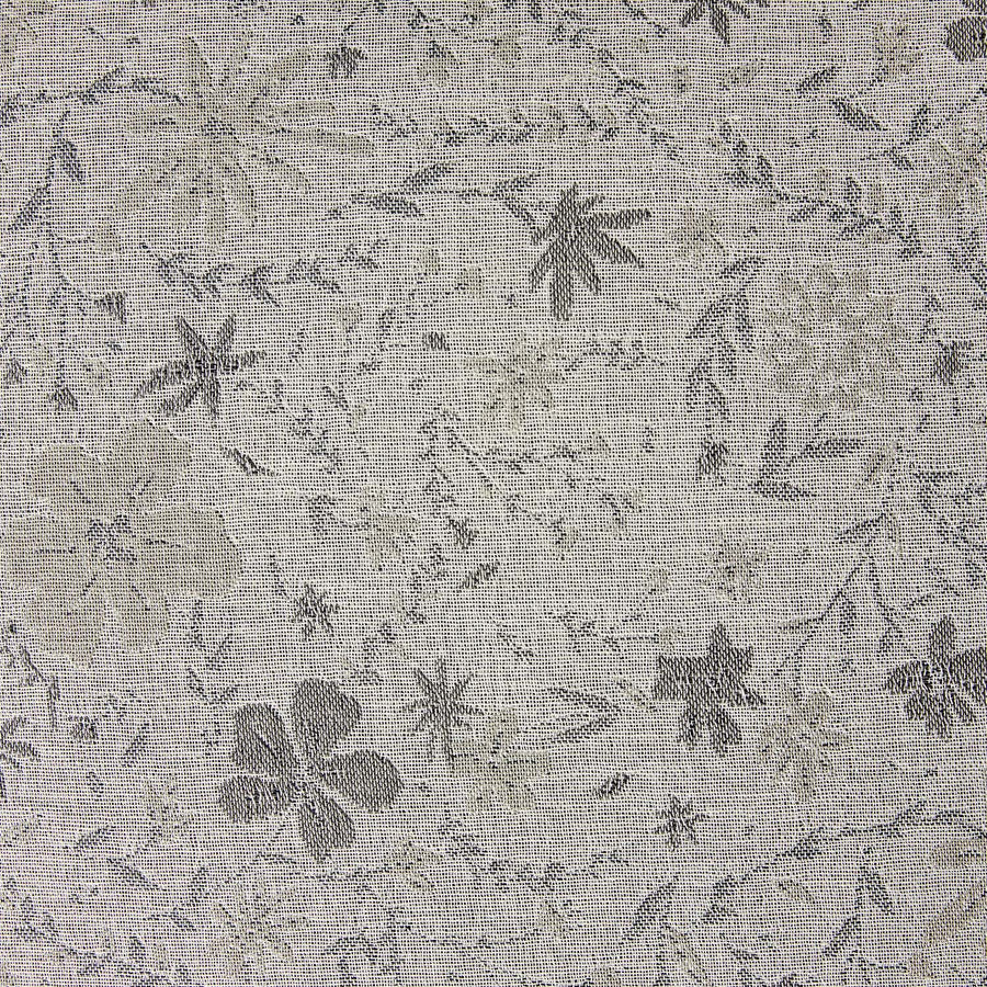 Penelope Grey Ditsy Floral Jacquard Cotton Cushion - daals