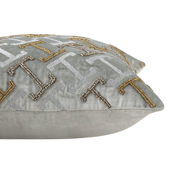 Luxe Collection Reina Hand Beaded Cushion - daals
