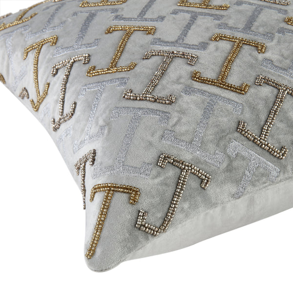 Luxe Collection Reina Hand Beaded Cushion - daals