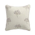 Meadow Cream Sprig Embroidered Cotton Cushion - daals