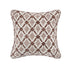 Tessera Cinnabar Red Luxury Linen Cushion - daals