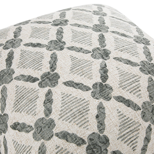 Tessera Glacier Grey Luxury Linen Cushion - daals