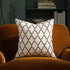 Luxe Collection Trellis Hand Beaded Cushion - daals