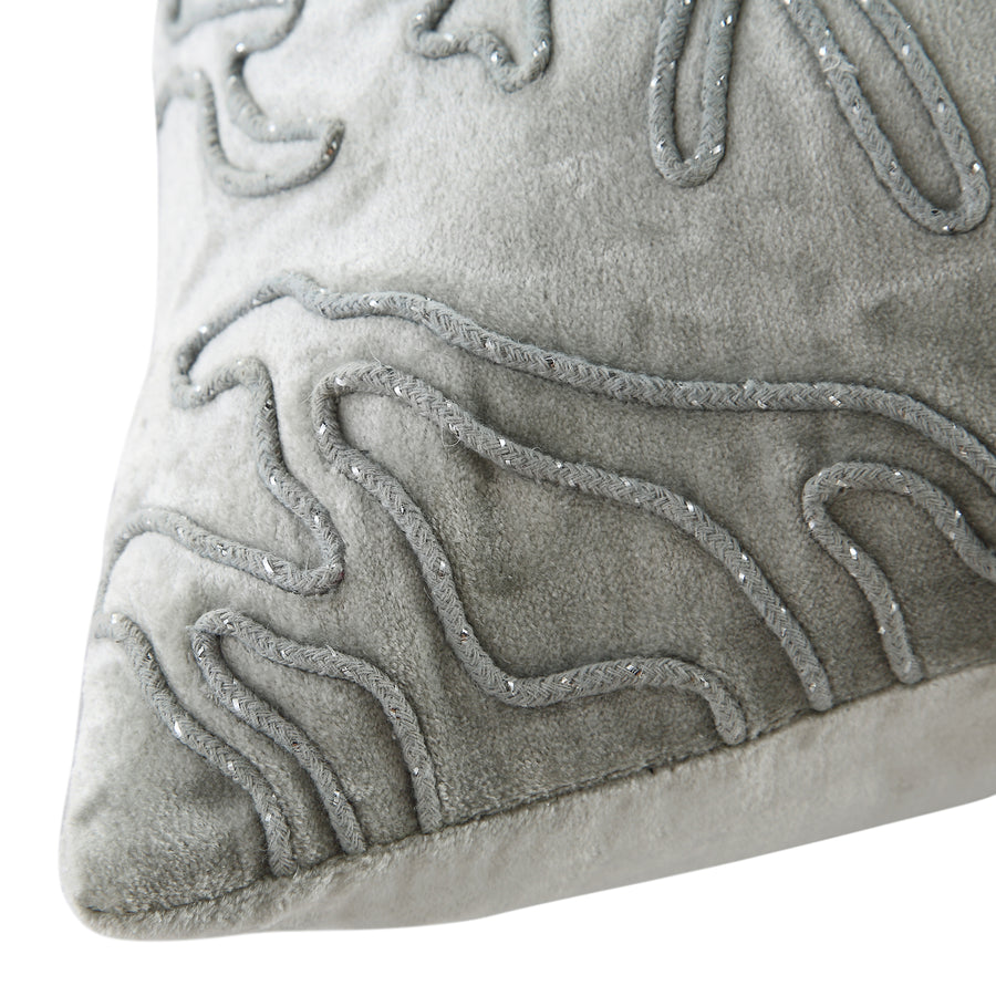 Luxe Collection Wiggle Sparkle Cord Velvet Cushion