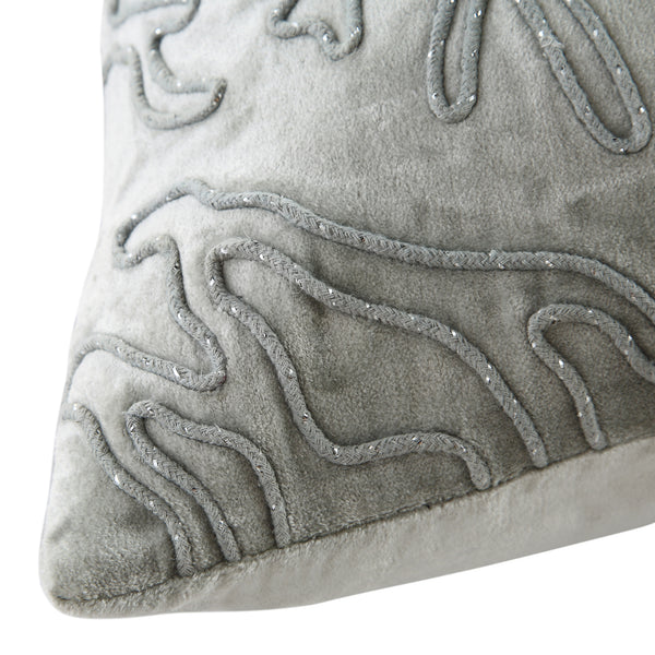 Luxe Collection Wiggle Sparkle Cord Velvet Cushion