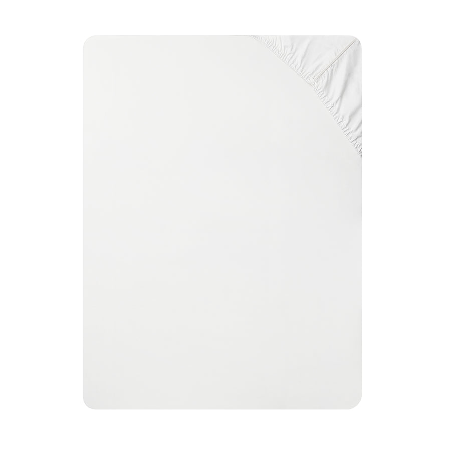Hotel Collection 400 Thread Count Cotton Sateen Deep Fitted Sheet - White