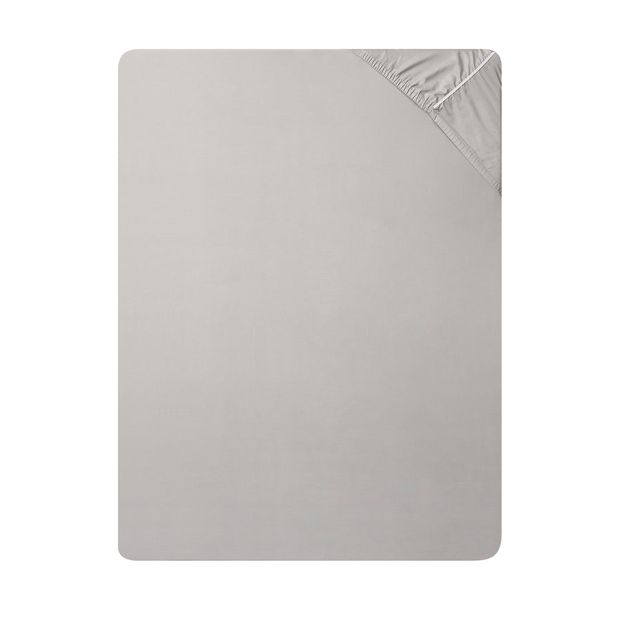 Hotel Collection 600 Thread Count Cotton Sateen Deep Fitted Sheet - Grey
