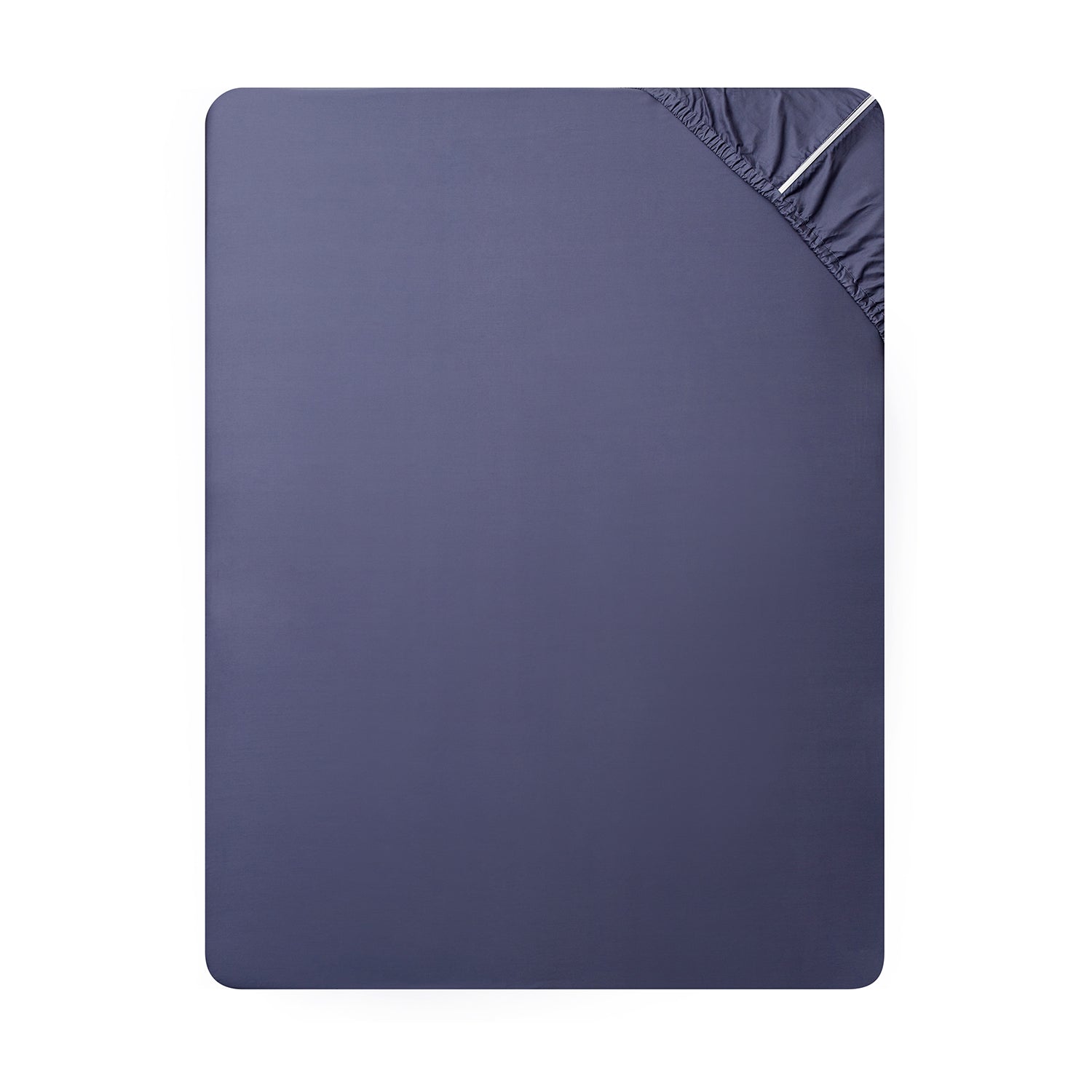 Hotel Collection 600 Thread Count Cotton Sateen Deep Fitted Sheet - Navy