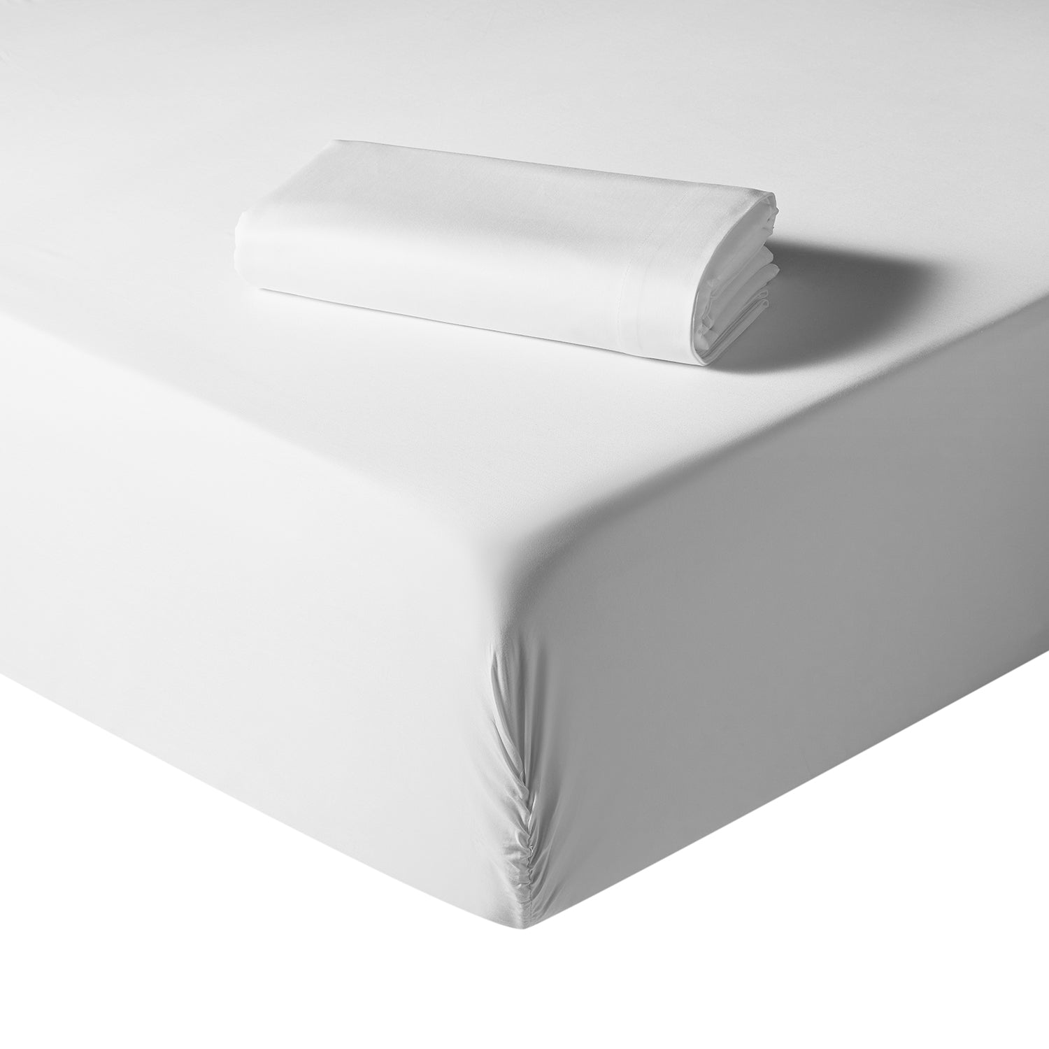 Hotel Collection 800 Thread Count Cotton Sateen Deep Fitted Sheet - White