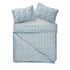 Jaipur Serenity Sky Blue Ruffle 210 Thread Count Cotton Percale Duvet Set - daals