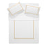 Lucinda Peach Melba Wave 300 Thread Count Cotton Percale Duvet Set - daals