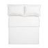 Margot Taupe Embroidered Scallop 300 Thread Count Cotton Percale Duvet Set - daals