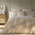 Matilda Beige Gingham Ruffle Linen Blend Duvet Set - daals