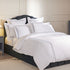 Milano Air Force Blue Knot Embroidered 600 Thread Count Cotton Sateen Duvet Set - daals