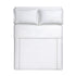 Milano Glacier Grey Knot Embroidered 600 Thread Count Cotton Sateen Duvet Set - daals