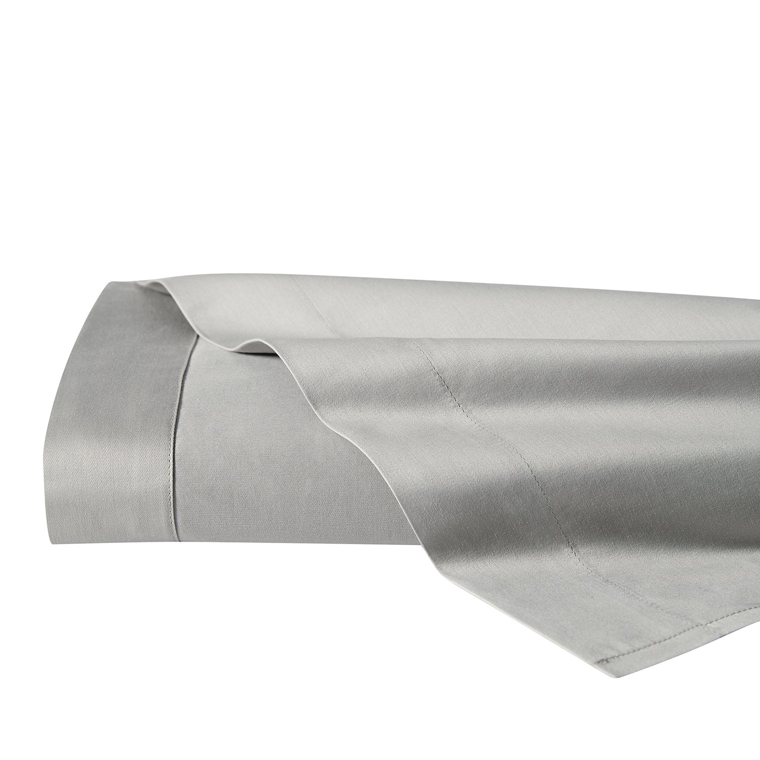 Hotel Collection 600 Thread Count Cotton Sateen Flat Sheet - Grey