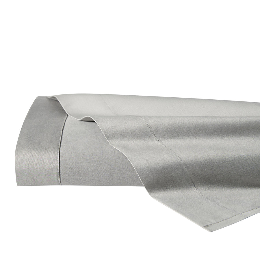 Hotel Collection 600 Thread Count Cotton Sateen Flat Sheet - Grey