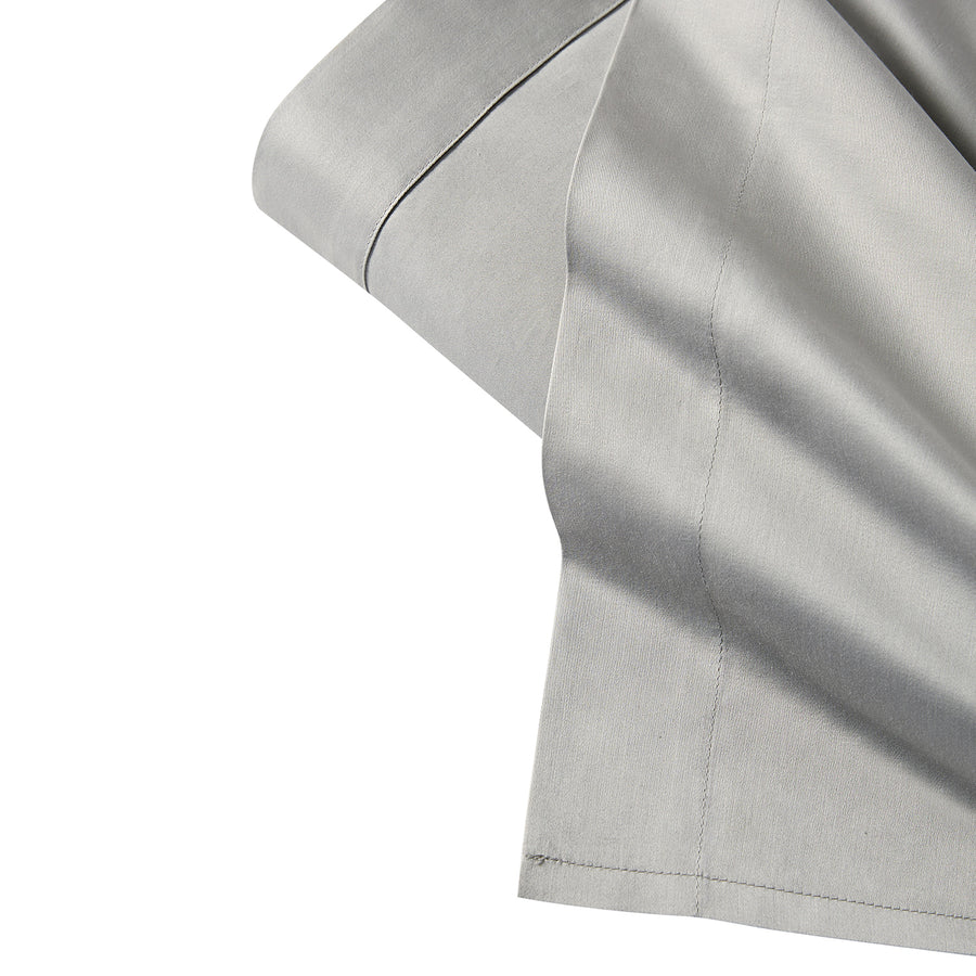 Hotel Collection 600 Thread Count Cotton Sateen Flat Sheet - Grey