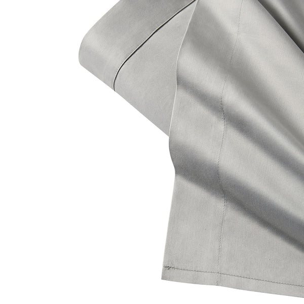 Hotel Collection 600 Thread Count Cotton Sateen Flat Sheet - Grey - daals