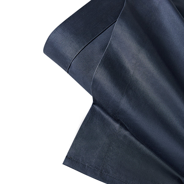Hotel Collection 600 Thread Count Cotton Sateen Flat Sheet - Navy