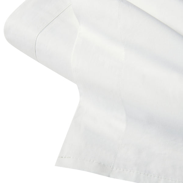 Hotel Collection 600 Thread Count Cotton Sateen Flat Sheet - White - daals