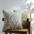 Ikat Collection Lunar Grey Hand Embroidered Cushion - daals